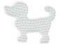 Preview: Bügelperlen Stiftplatte midi Hund klein