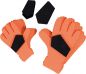 Preview: Moosgummisortiment Handschuhe schwarz/orange