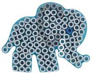 Stiftplatte maxi Elefantenbaby