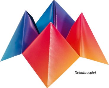 Origami Faltblätter Regenbogenpapier