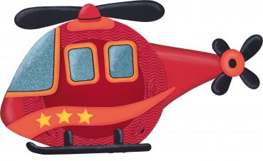 Laterne Bastelset Hubschrauber - Laternenbastelset Robin