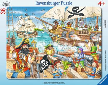 Rahmenpuzzle Angriff der Piraten