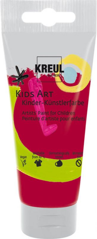 Kids Art Kinder Künstlerfarbe rubinrot