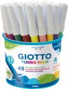 GIOTTO TURBO MAXI Fasermaler Dose mit 48 Stiften