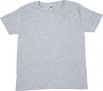 T-Shirt graumeliert Gr. 140