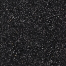 Glittermoosgummi schwarz