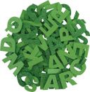 Glitter Buchstabenmix zartgrün & blattgrün