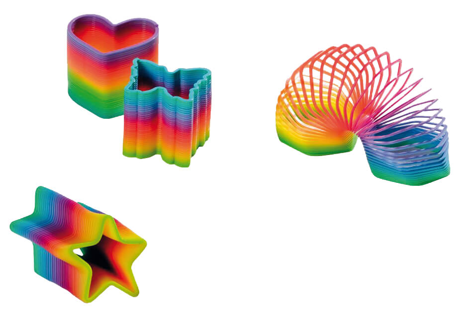 Regenbogen Motiv Spirale