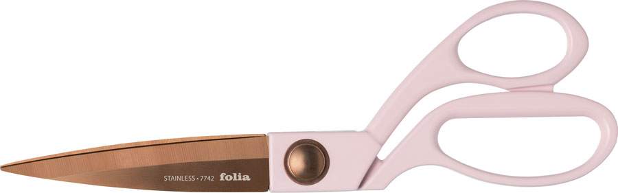 Premiumschere rosa/kupfer, 20 cm