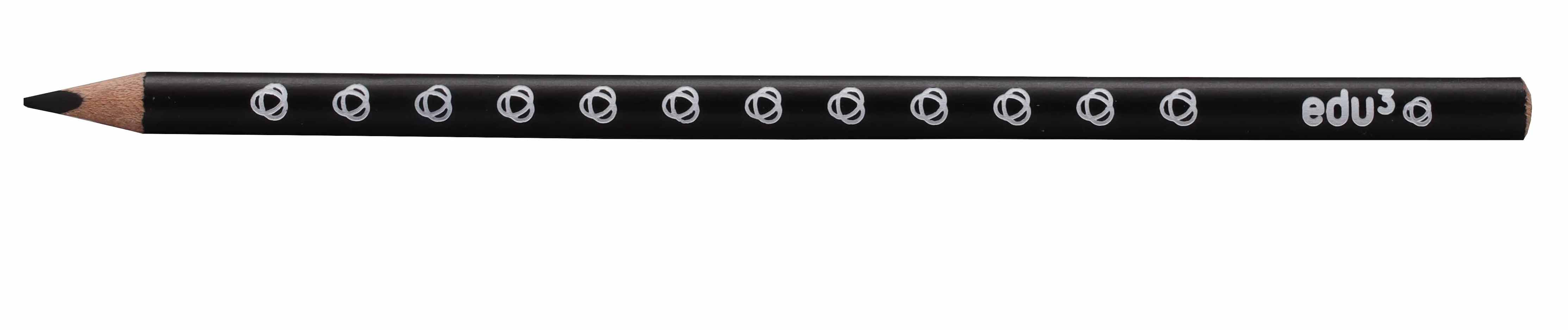 Buntstift Tri schwarz, 12 Stück