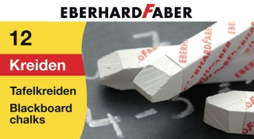 Tafelkreide weiß, 12 Stück
