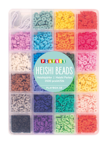Heishi Scheibenperlenset sortiert