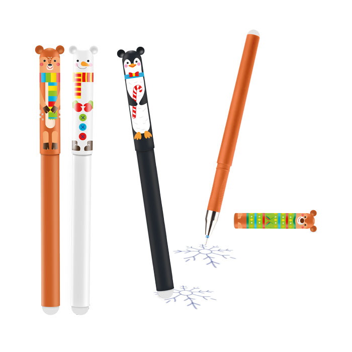 Gelstift radierbar, sortiert