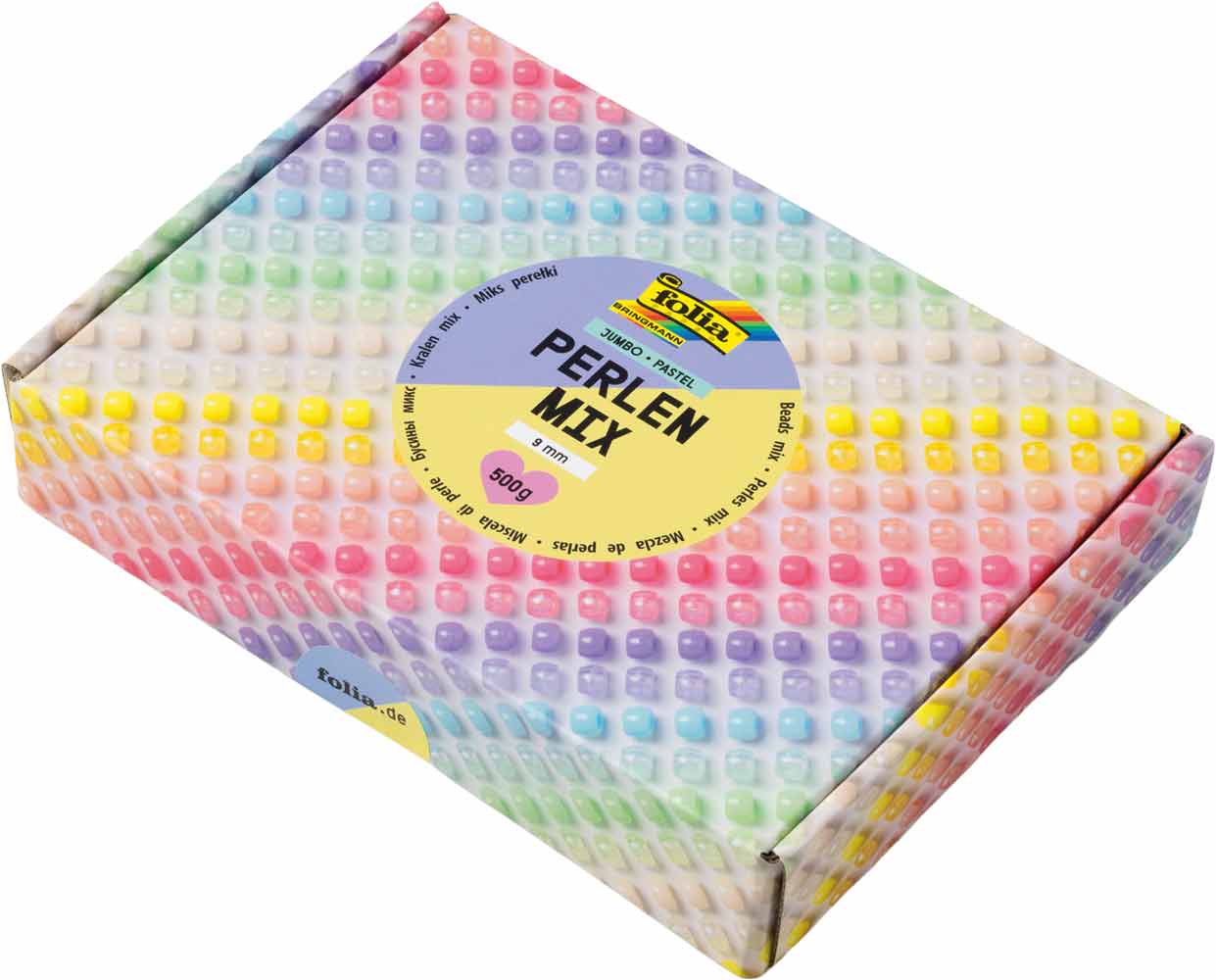 Perlenmischung Jumbo pastell & transparent