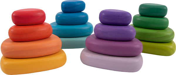 Regenbogen Flusssteine