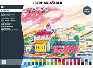 Softpastellkreiden 36 Stück sortiert