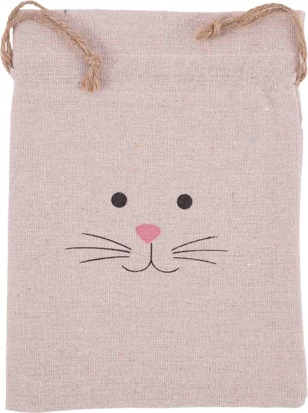 Säckchen in Leinenoptik