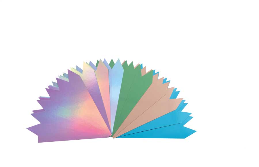 Schultütenspitzenset metallic 10 Stück sortiert