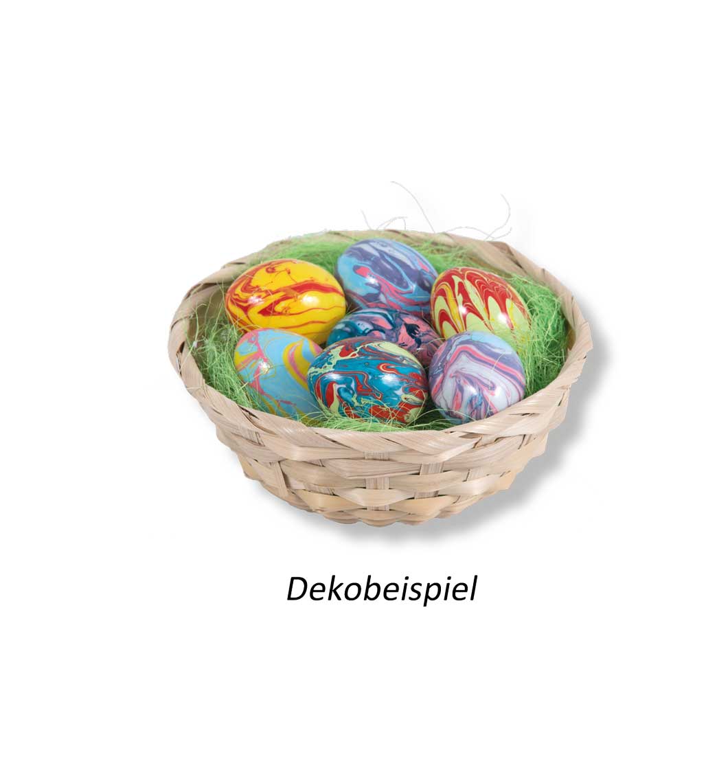 Kunststoffeier weiß, 50 Stück