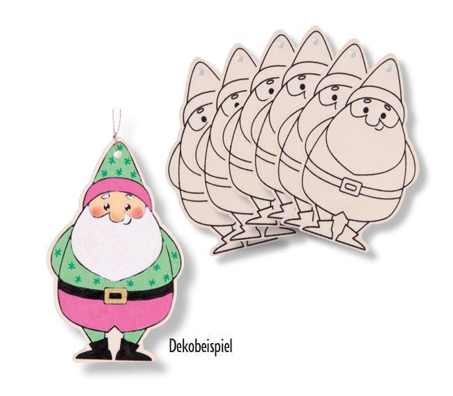 Wichtel zum Hängen 6 Stück