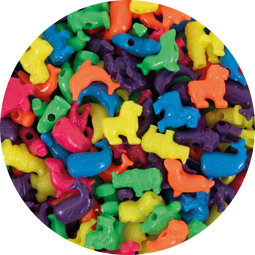 Perlenmischung Tiere, 250 Stück