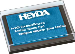 Textil Stempelkissen blau