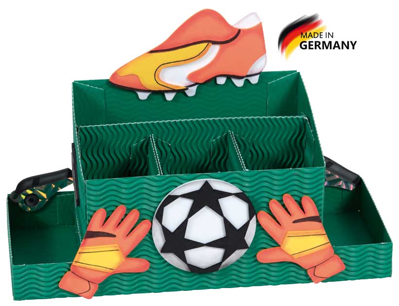 Schreibtischbox Bastelset Fußballtraum