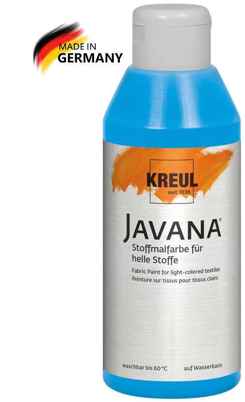 Stoffmalfarbe azurblau, 250 ml