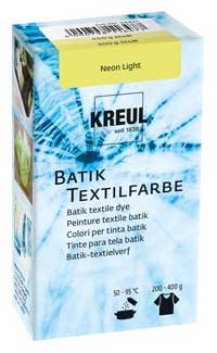 Batik Textilfarbe neon light