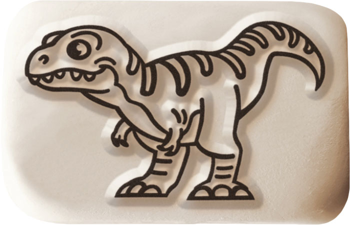 LaDot Tattoostein M Dinosaurier
