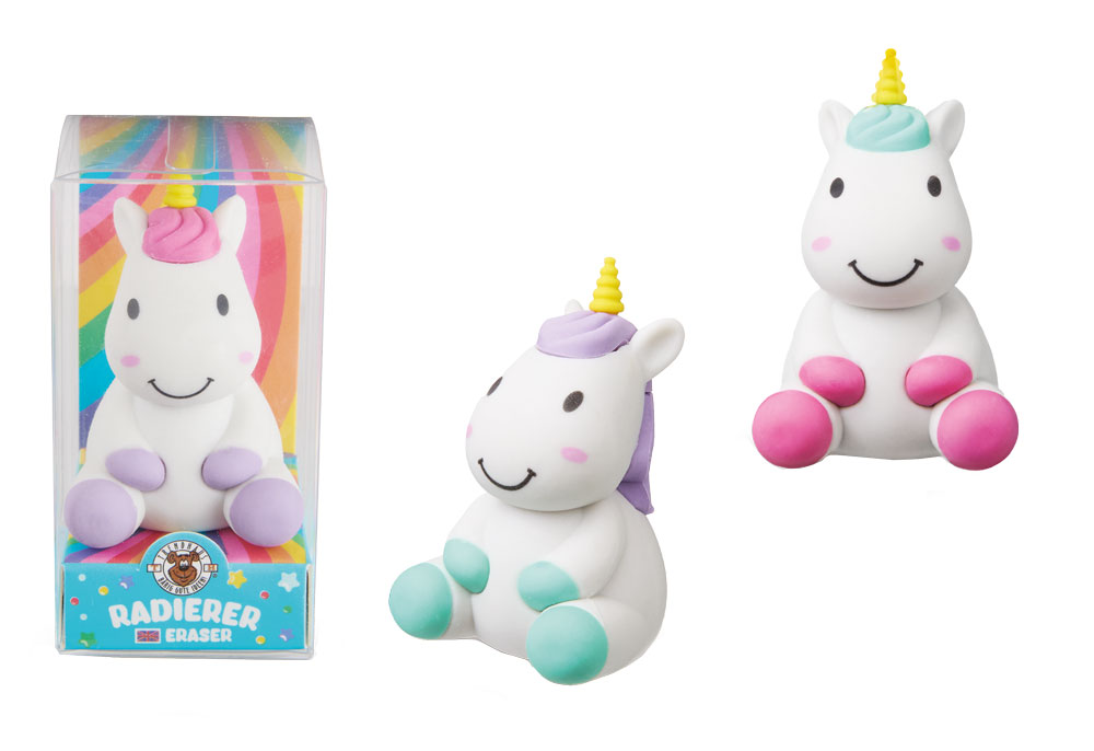 Radierer Einhorn sortiert