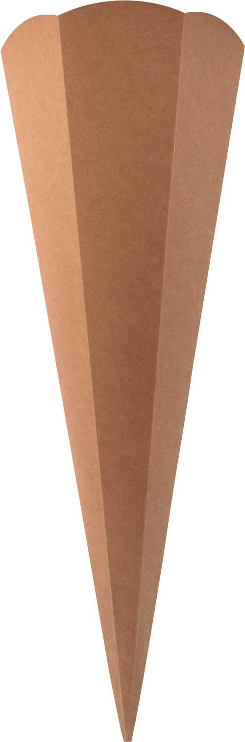 Schultütenrohling natur