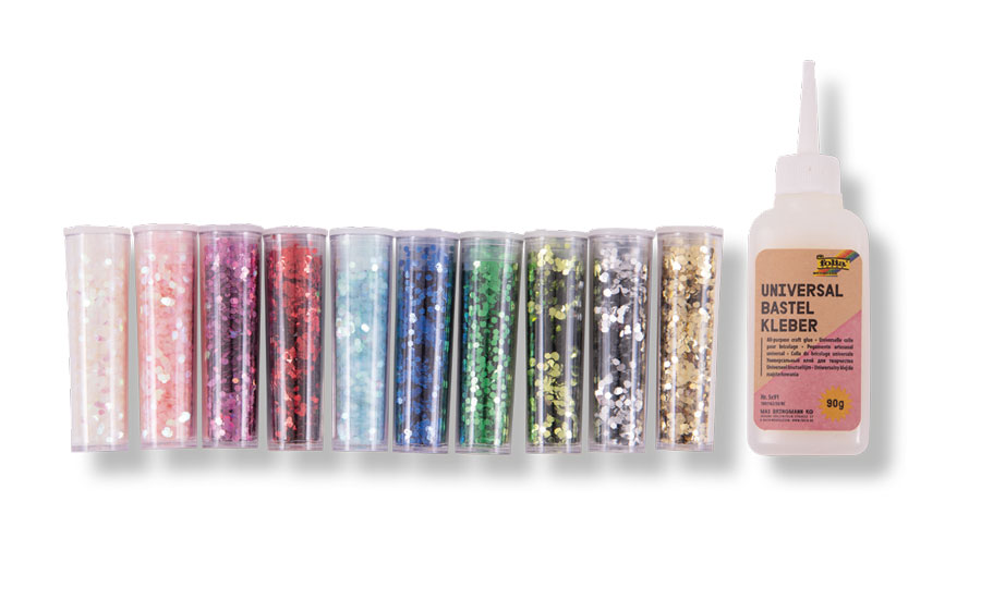 Chunky Glittermix Starlight 10 Stück sortiert