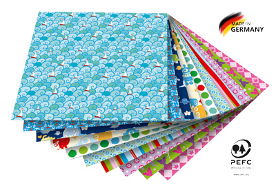 Origami Faltblätter Kids, 50 Blatt sortiert