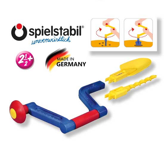 Sandbohrer sortiert, 3-teilig, 51 cm