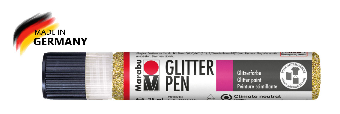 Glitter Pen gold, 25 ml