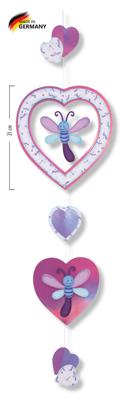 Schimmernde Fensterkette Libelle