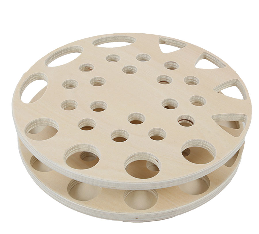 Materialständer aus Holz