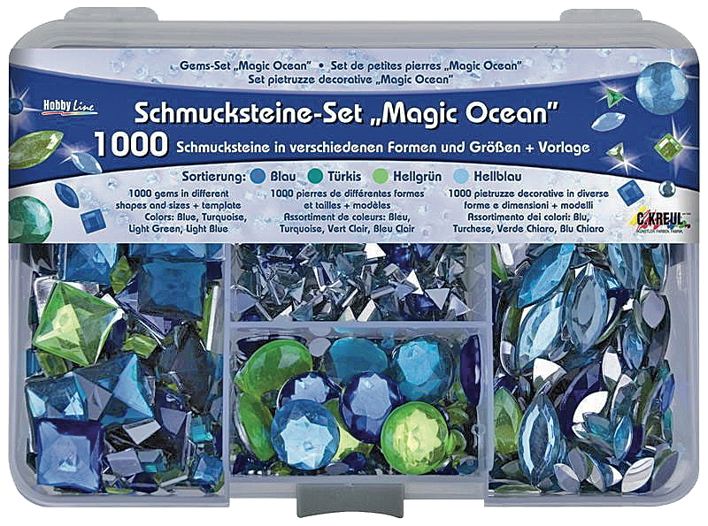 Schmucksteine-Set Magic Ocean