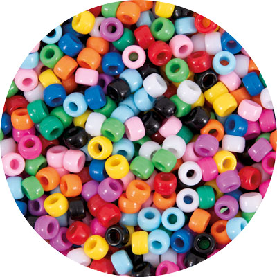 Perlenmischung XL bunt, 1000 Stück