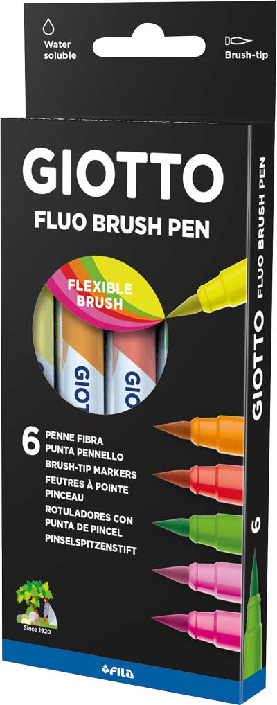 Giotto Turbo Soft Brush neon