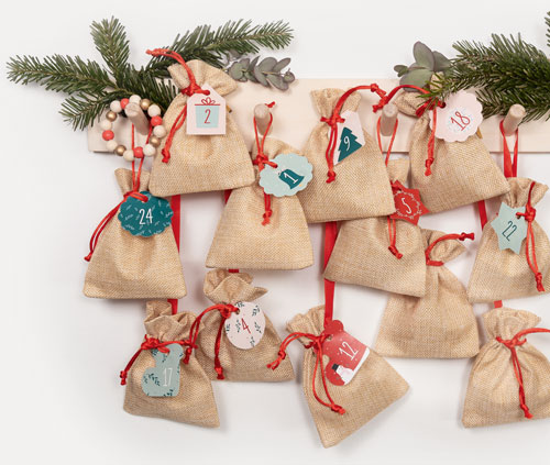Adventskalender Bastelset Natur