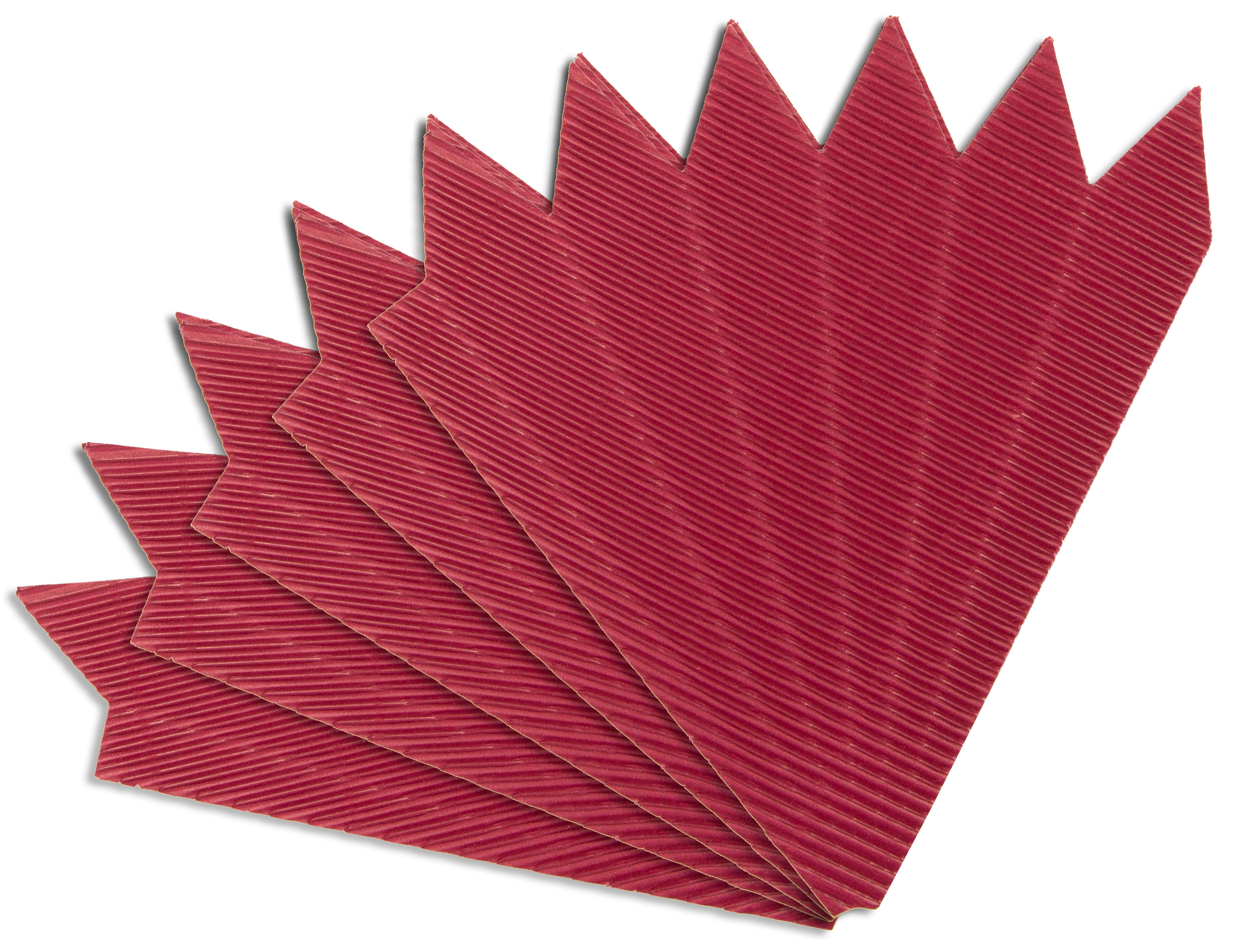 Schultütenspitzen bordeaux, 5 Stück