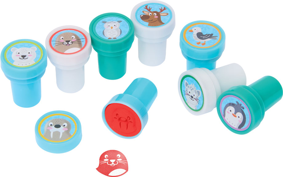 Stempel Wintertiere sortiert