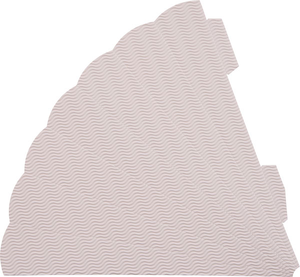 3D Geschwistertütenrohling weiß