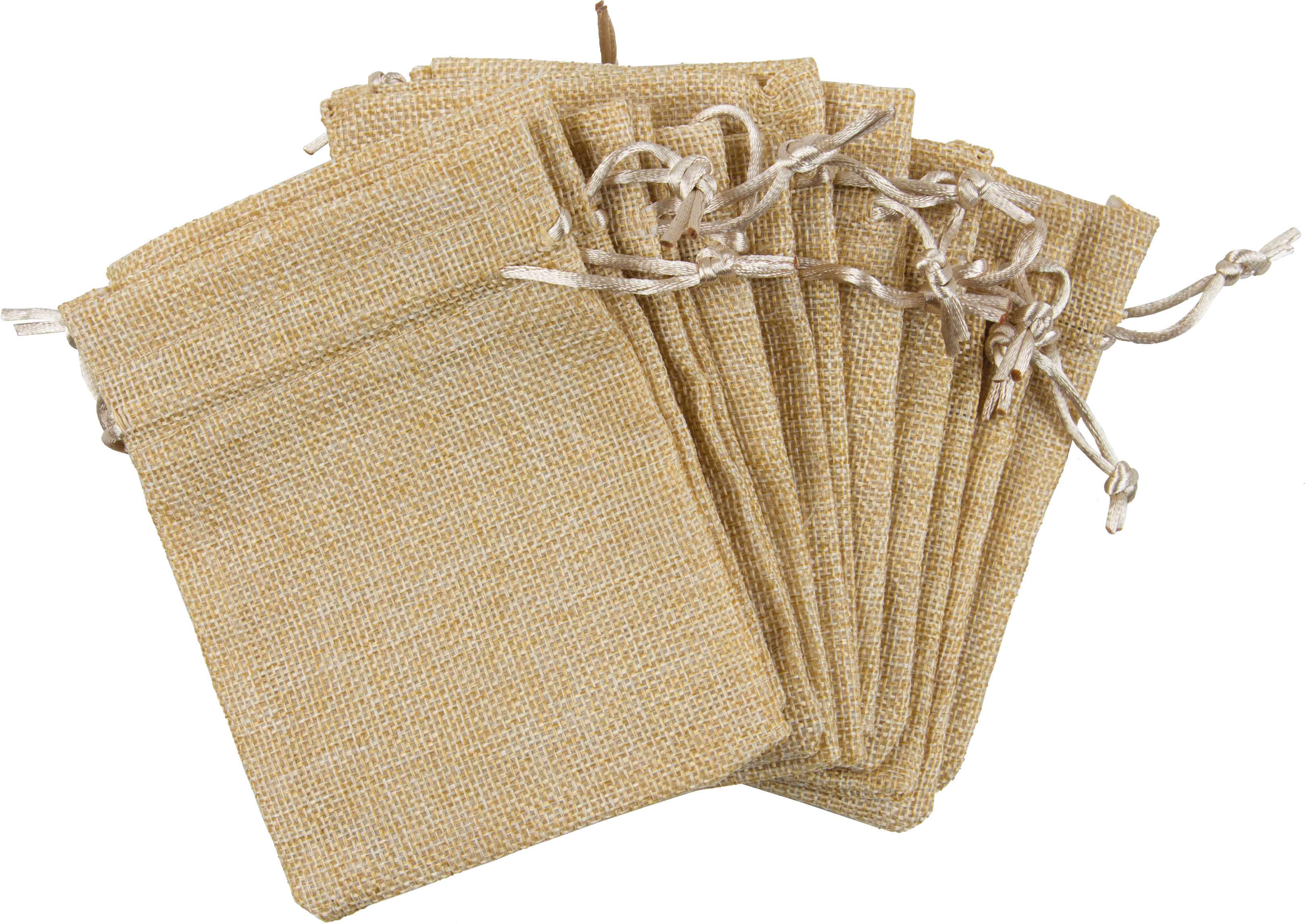 Säckchen in Jute Optik natur 12 Stück