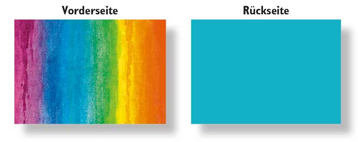 Motivkarton Aqua Rainbow