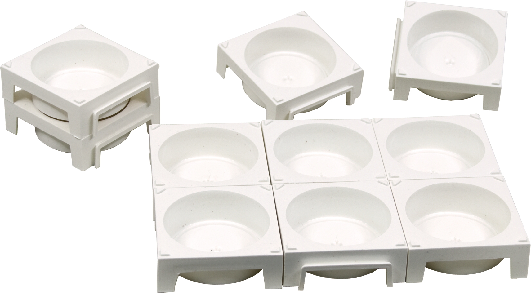 Kunststoffnäpfchen 44mm 10er Set