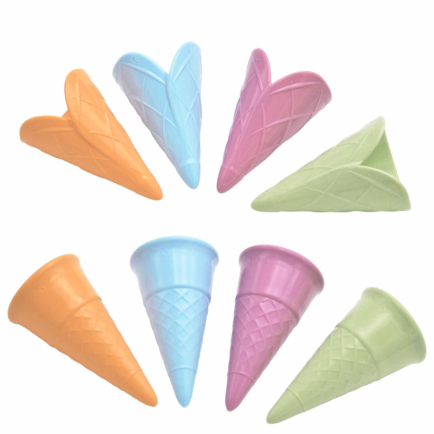 Eistüte pastell sortiert