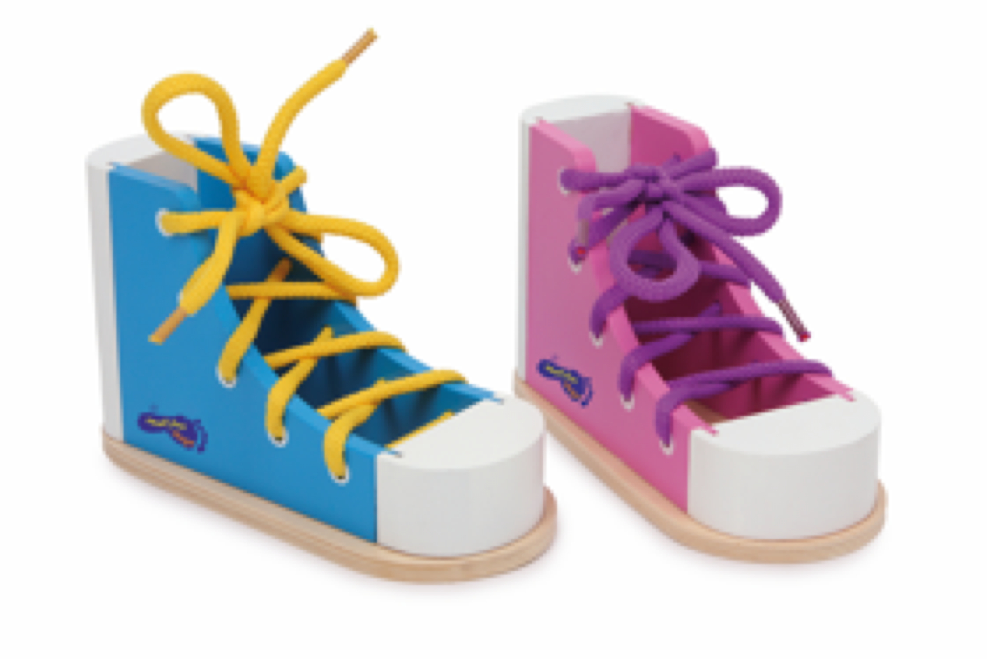 Fädelschuh 2 Stück sortiert